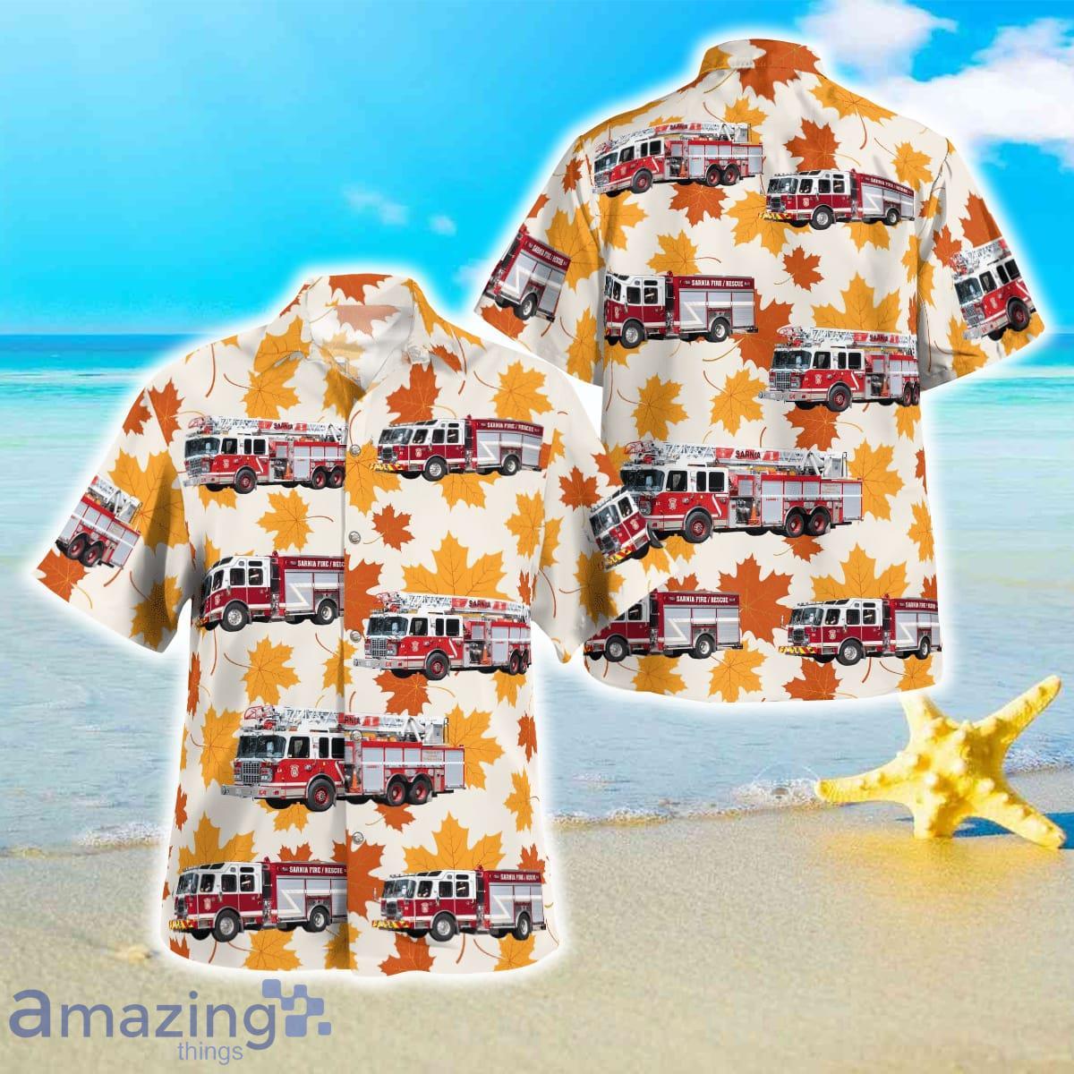 Canada, Sarnia Fire Rescue Hawaiian Shirt Best Style For Men Women Product Photo 1