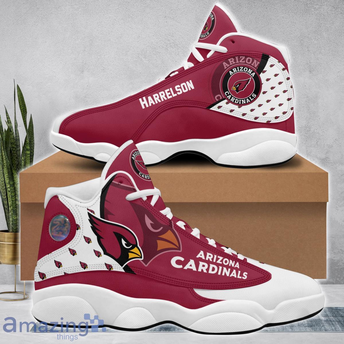 Louisville Cardinals Football Personalized Name Air Jordan 13 Shoes Sneaker  For Fans - Banantees