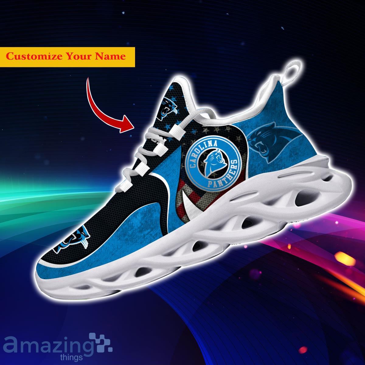 Carolina Panthers Air Mesh Running Shoes Style Gift For Men And Women Fans