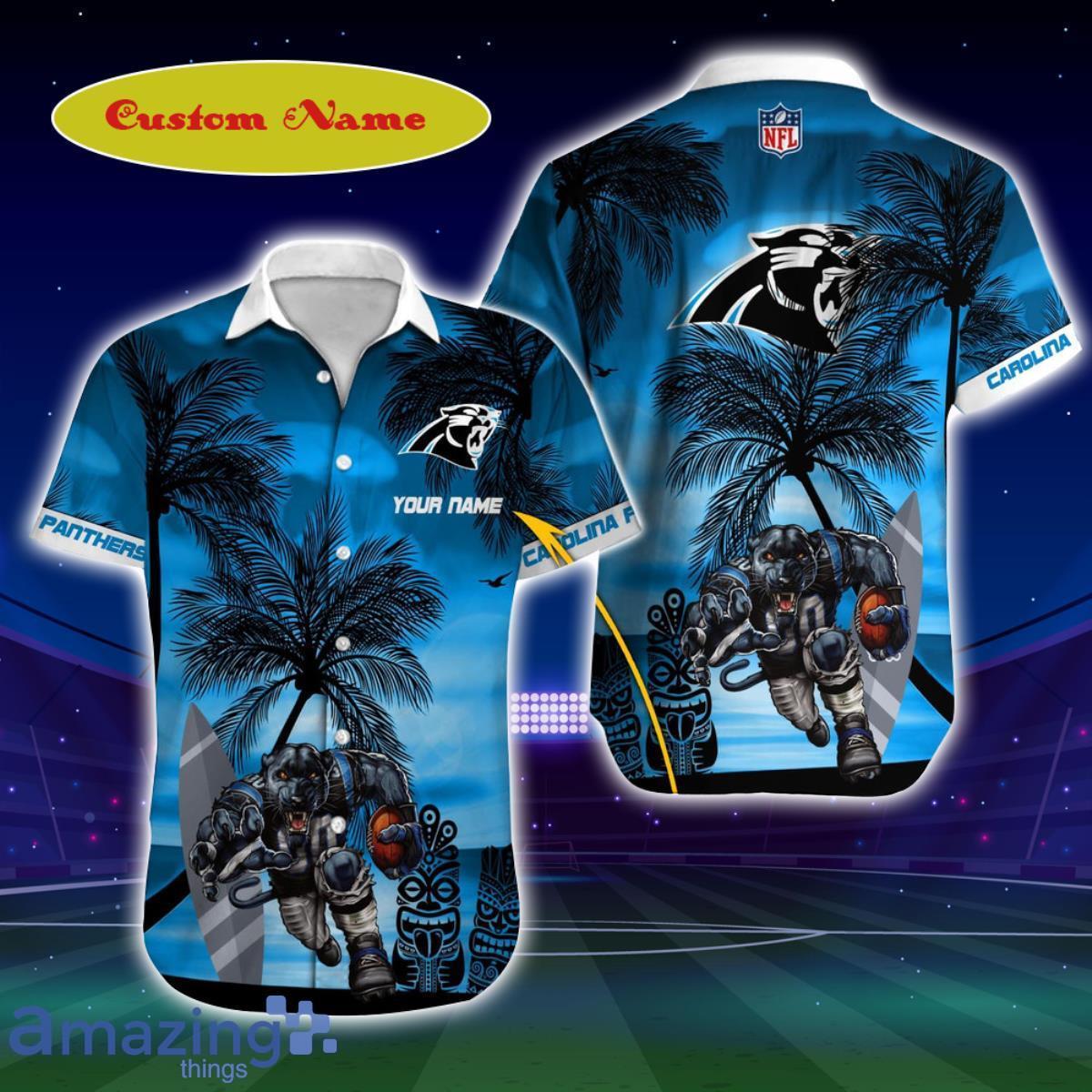 Carolina Panthers NF Custom Name Hawaiian Shirt For Men And Women