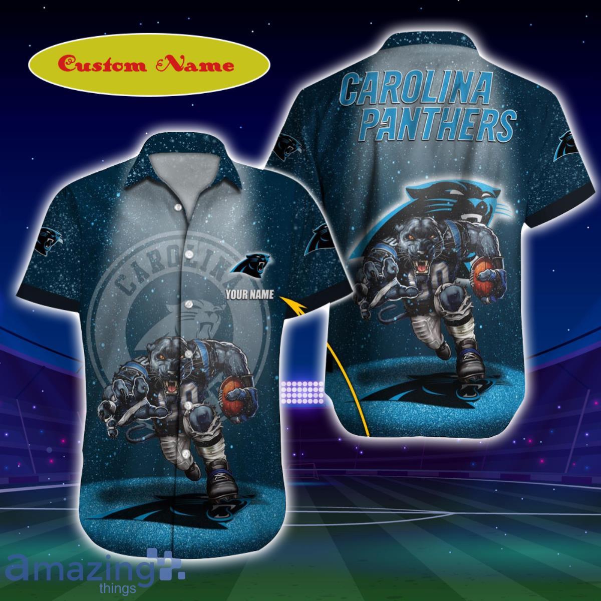 Carolina Panthers NFL Football Custom Name Hawaiian Shirt For Men And Women Big Love For True Fans Product Photo 1