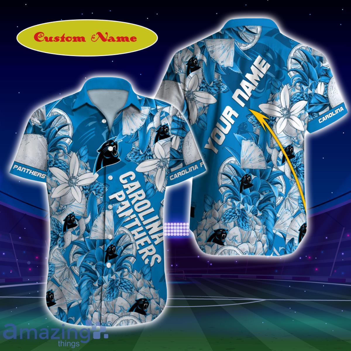 Carolina Panthers NFL Football Custom Name Hawaiian Shirt For Men And Women Gift For Fans Product Photo 1
