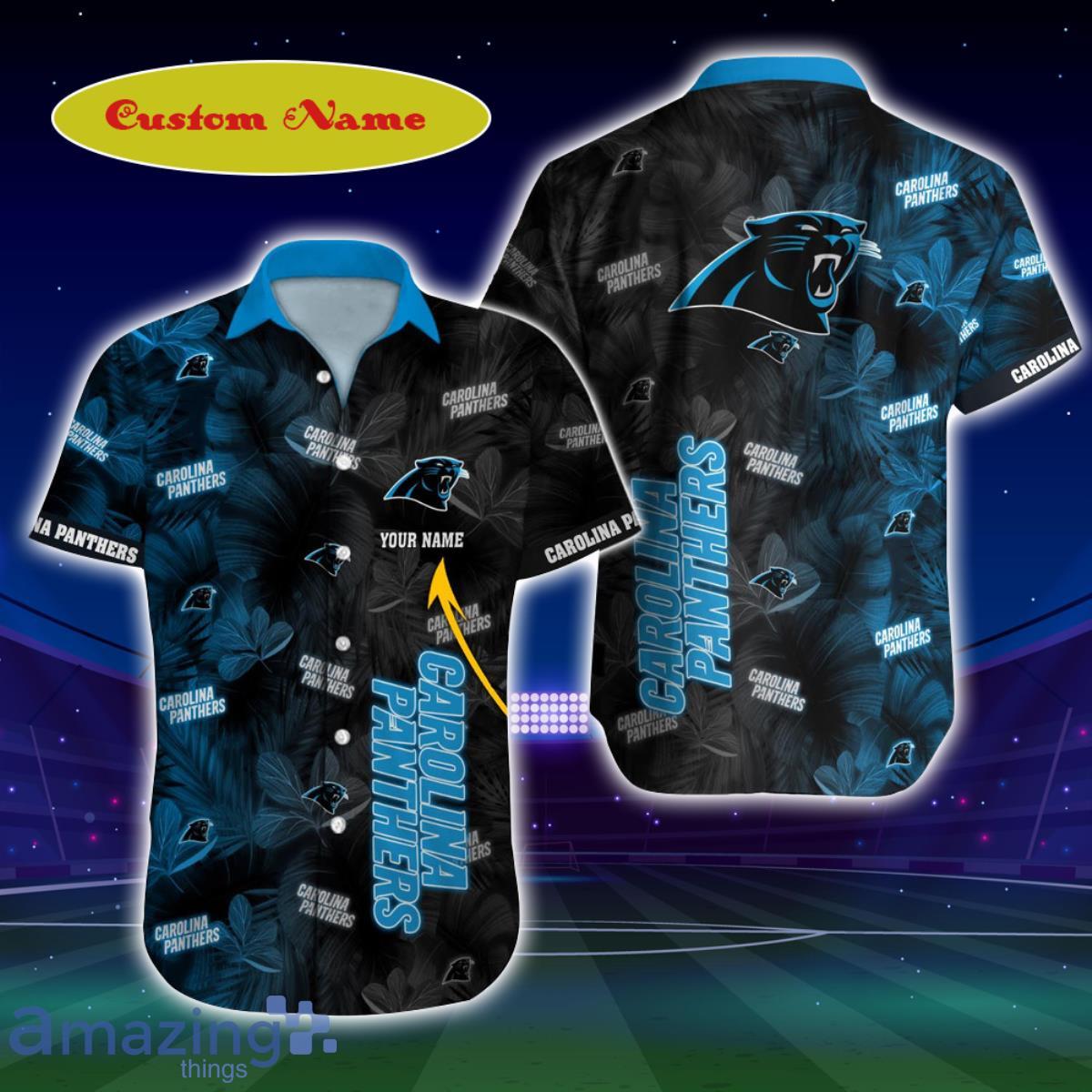 Youth Nike Black Carolina Panthers Custom Game Jersey