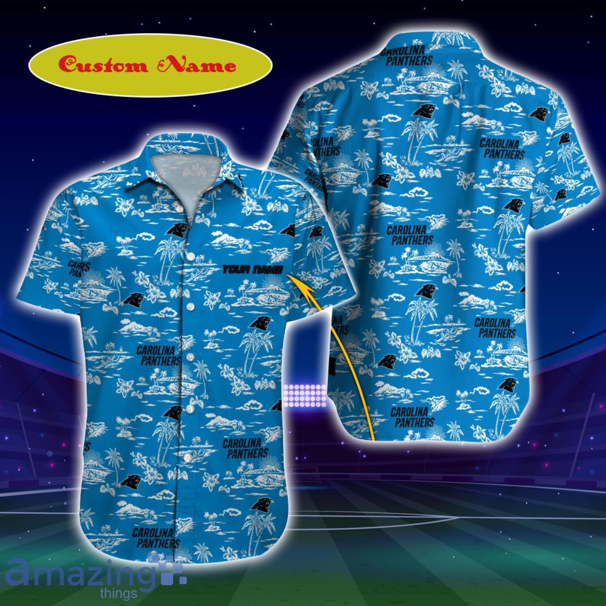 Carolina Panthers NFL Football Custom Name Hawaiian Shirt For Men And Women Great Gift For Fan Product Photo 1