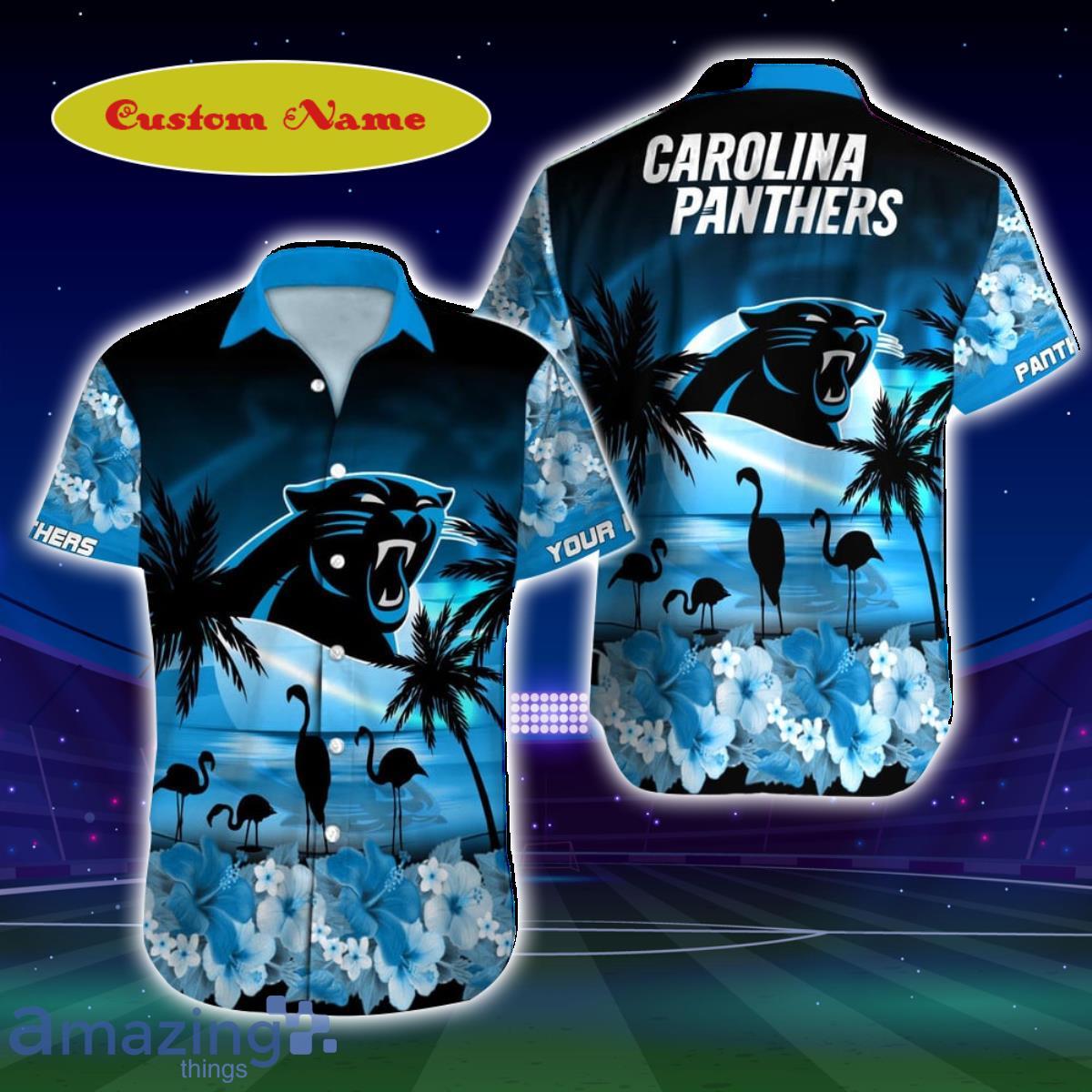 Carolina Panthers NFL Football Custom Name Hawaiian Shirt For Men And Women  Great Gift For Real True Fans