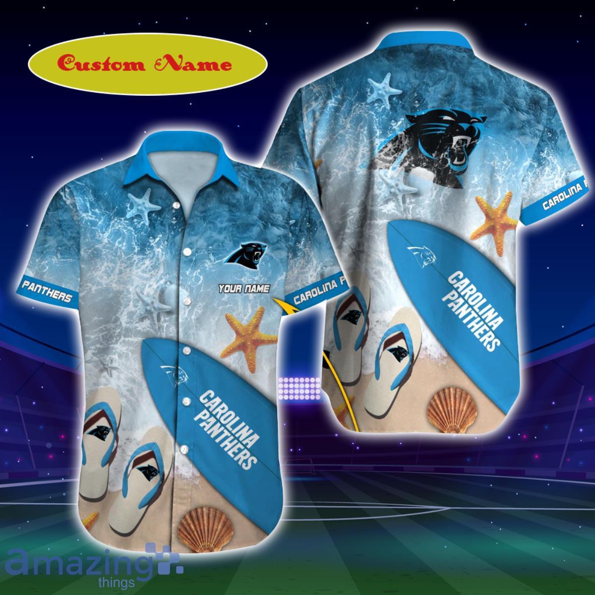 Carolina Panthers NFL Football Custom Name Hawaiian Shirt For Men And Women Unique Gift For Fans Product Photo 1