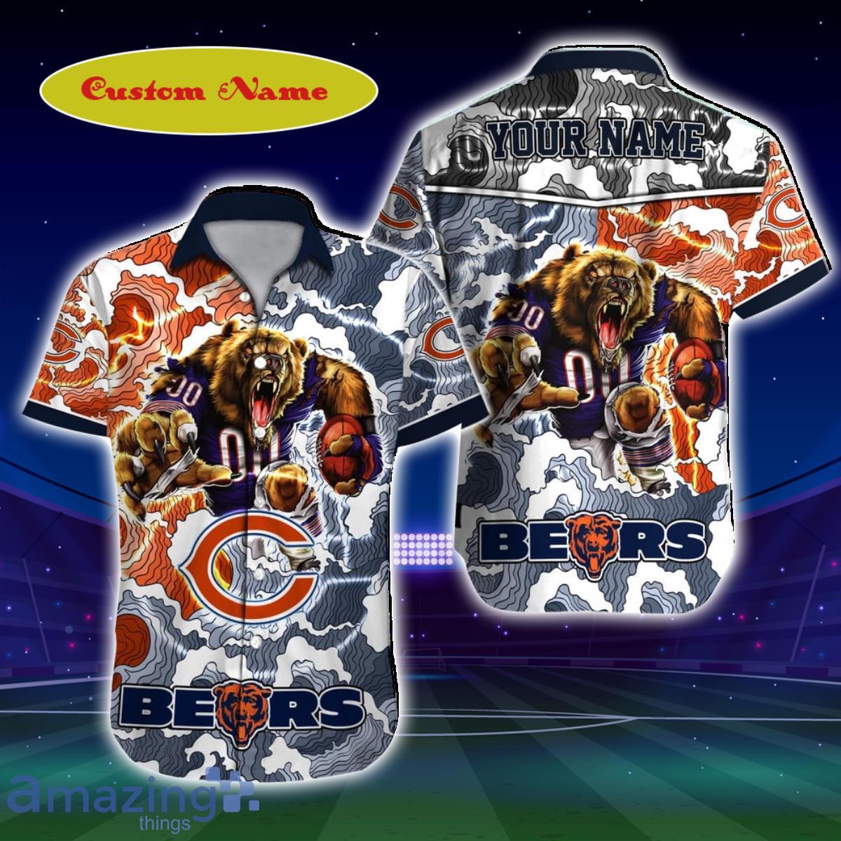 Chicago Bears NFL Football Custom Name Hawaiian Shirt For Men And Women  Special Gift For Real Fans