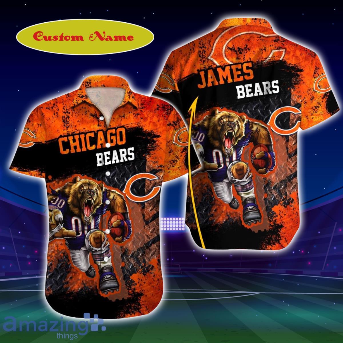 Chicago Bears NFL Custom Name Hawaiian Shirt For Men Women Gift For Real  Fans - Freedomdesign