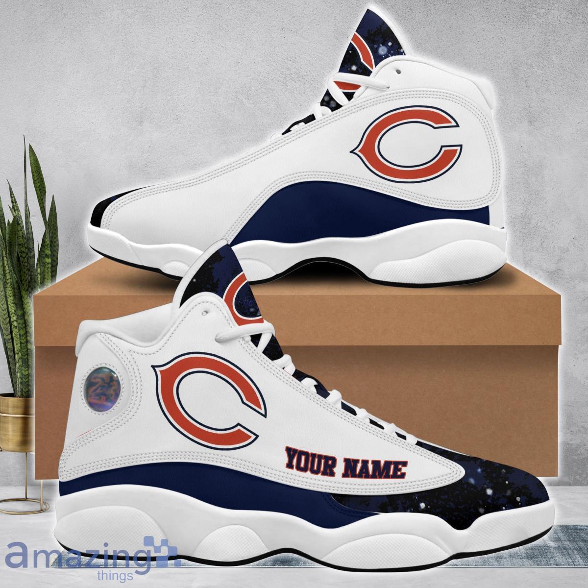 Chicago Chicago Bears Football Team Custom Name Air Jordan 13 Running Shoes  Unique Gift For Fans