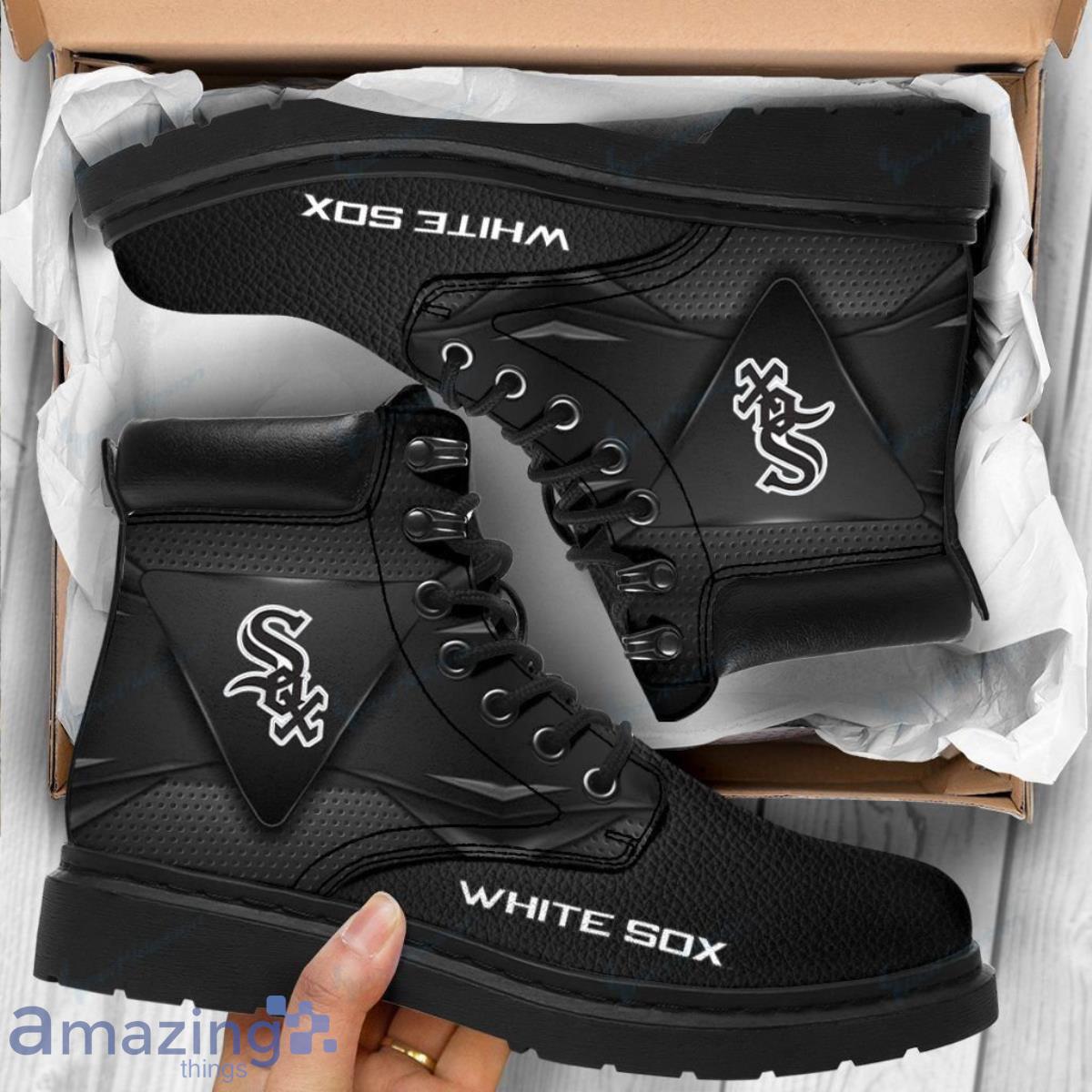 Chicago White Sox Football Team Leather Boots For Men Women Special Gift For Fans Product Photo 1