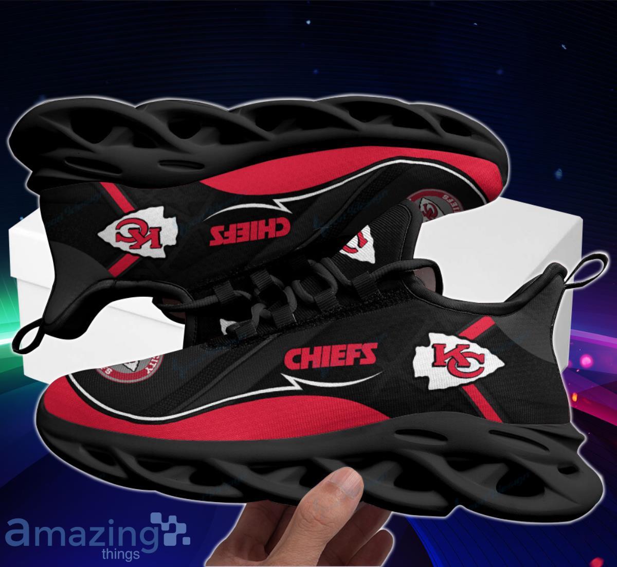 Chiefs Football Team Max Soul Shoes Running Sneakers Special Gift For Real Fans image Chiefs Football Team Max Soul Shoes Running Sneakers Special Gift For Real Fans Product Photo 3