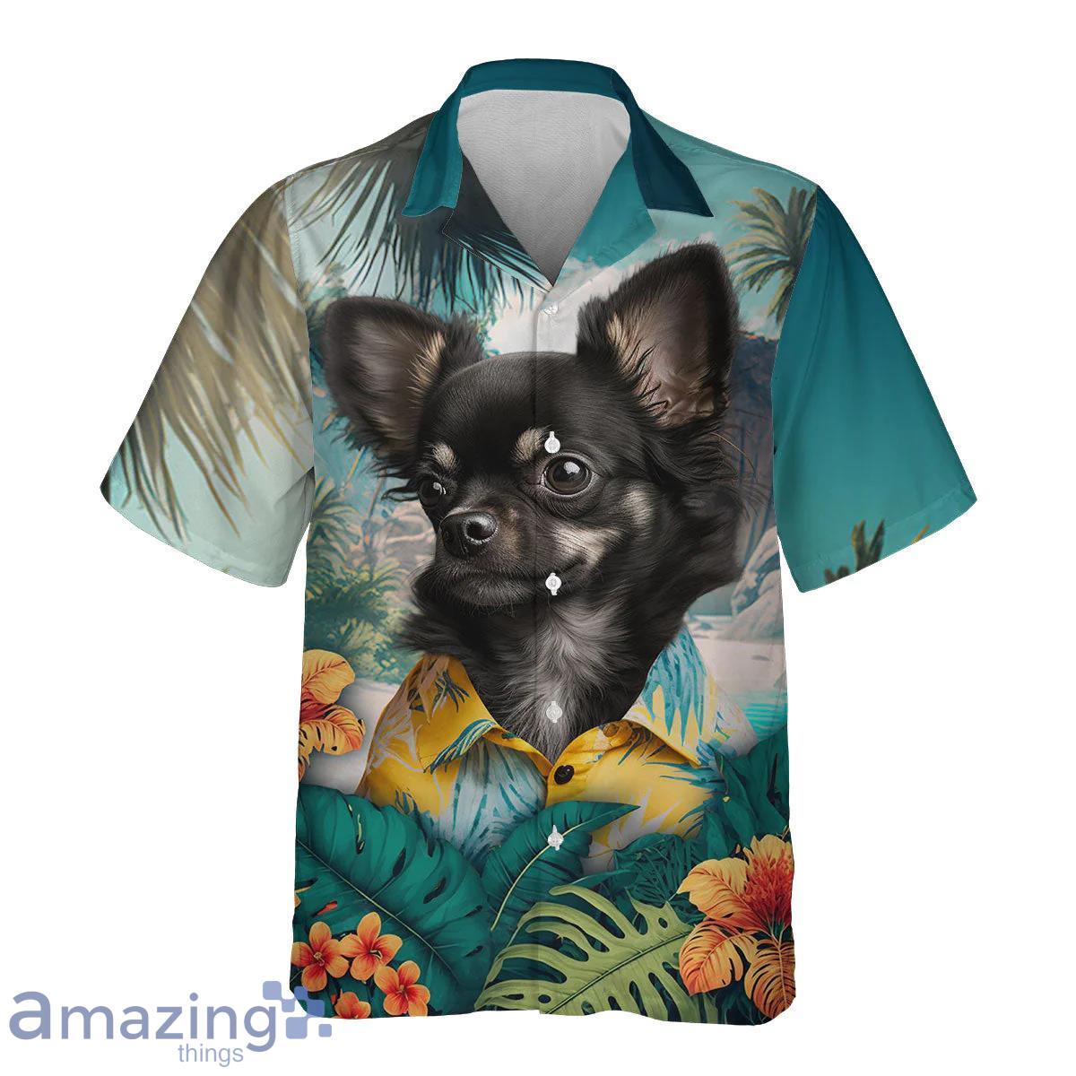 Chihuahua All Print 3D Hawaiian Shirt Great Gift For Dog Lovers Product Photo 2