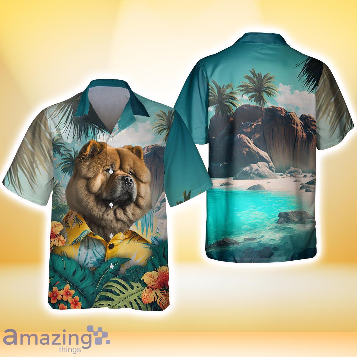 Chow Chow All Print 3D Hawaiian Shirt For Men Women image Chow Chow All Print 3D Hawaiian Shirt For Men Women Product Photo 3