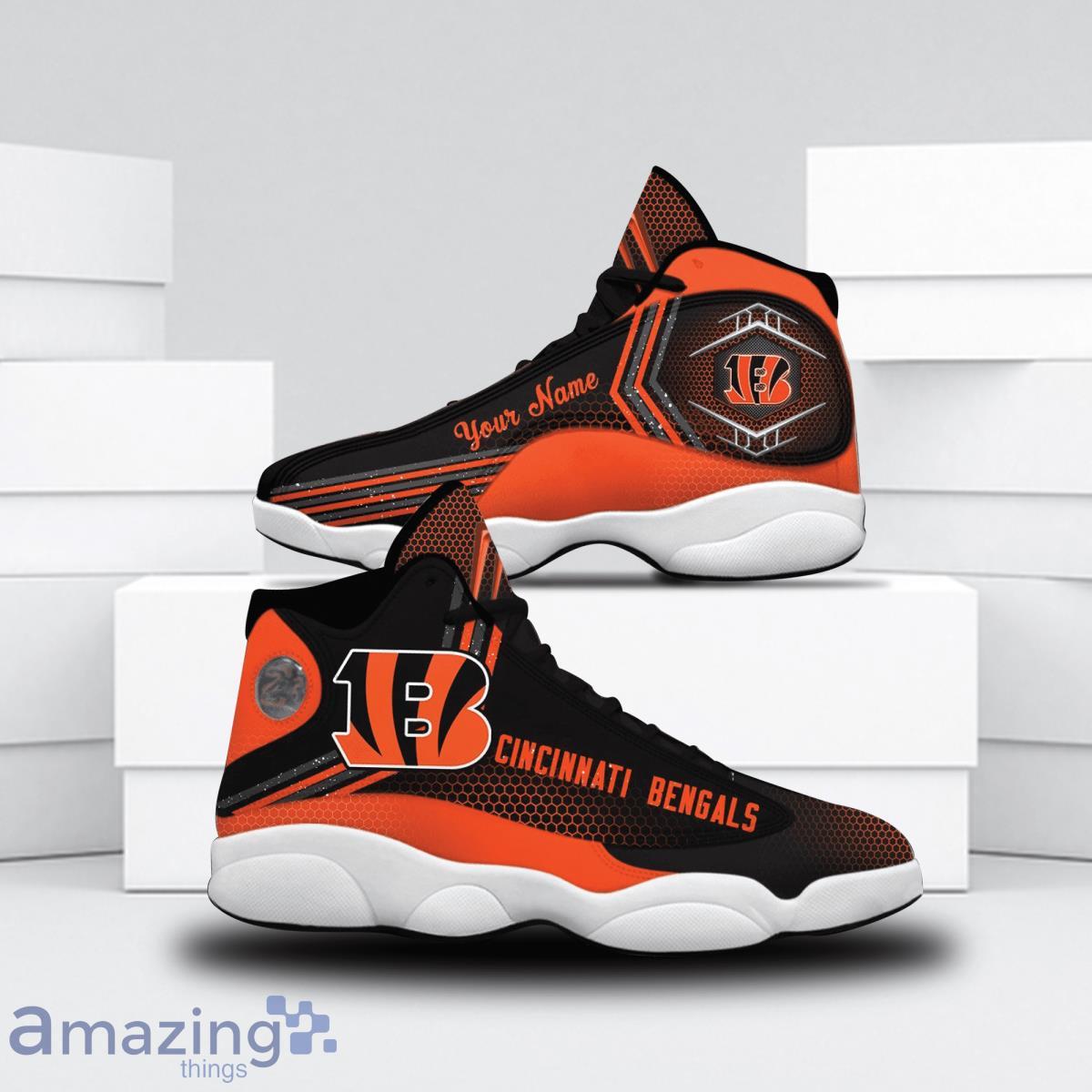 Cincinnati Bengals Air Jordan 13 Sneakers Shoes Custom Name