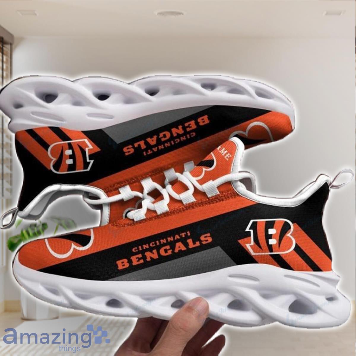 Cincinnati Bengals Football Team Max Soul Shoes Running Sneakers Best Gift For Fans Product Photo 1