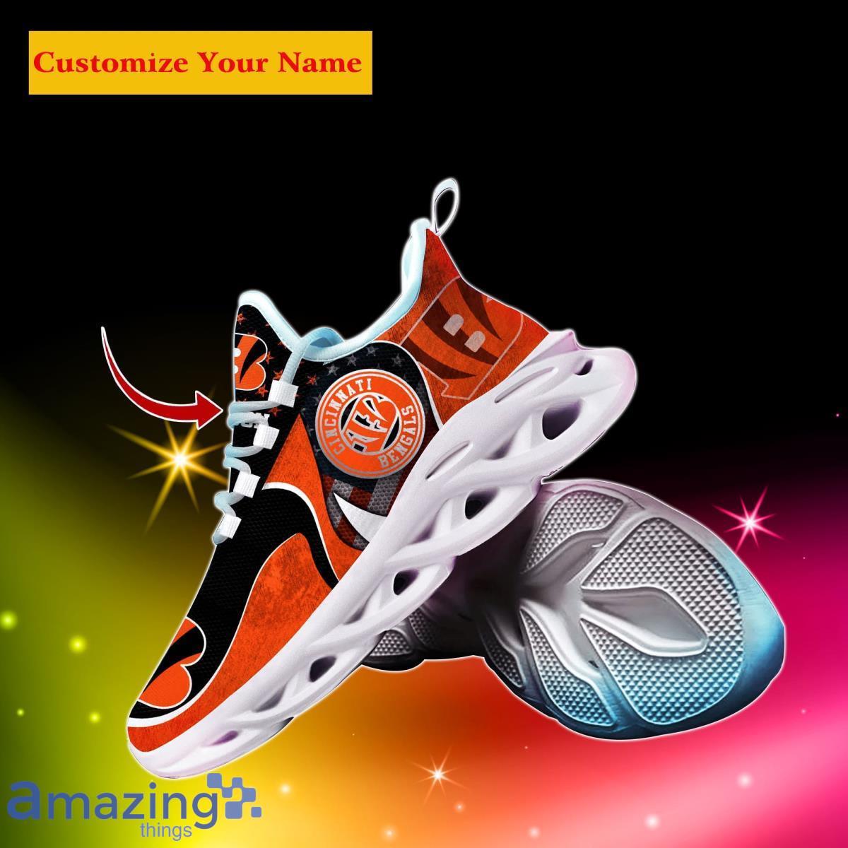 Cincinnati Bengals Personalized Name NFL Max Soul Shoes Men And Women For  Fans