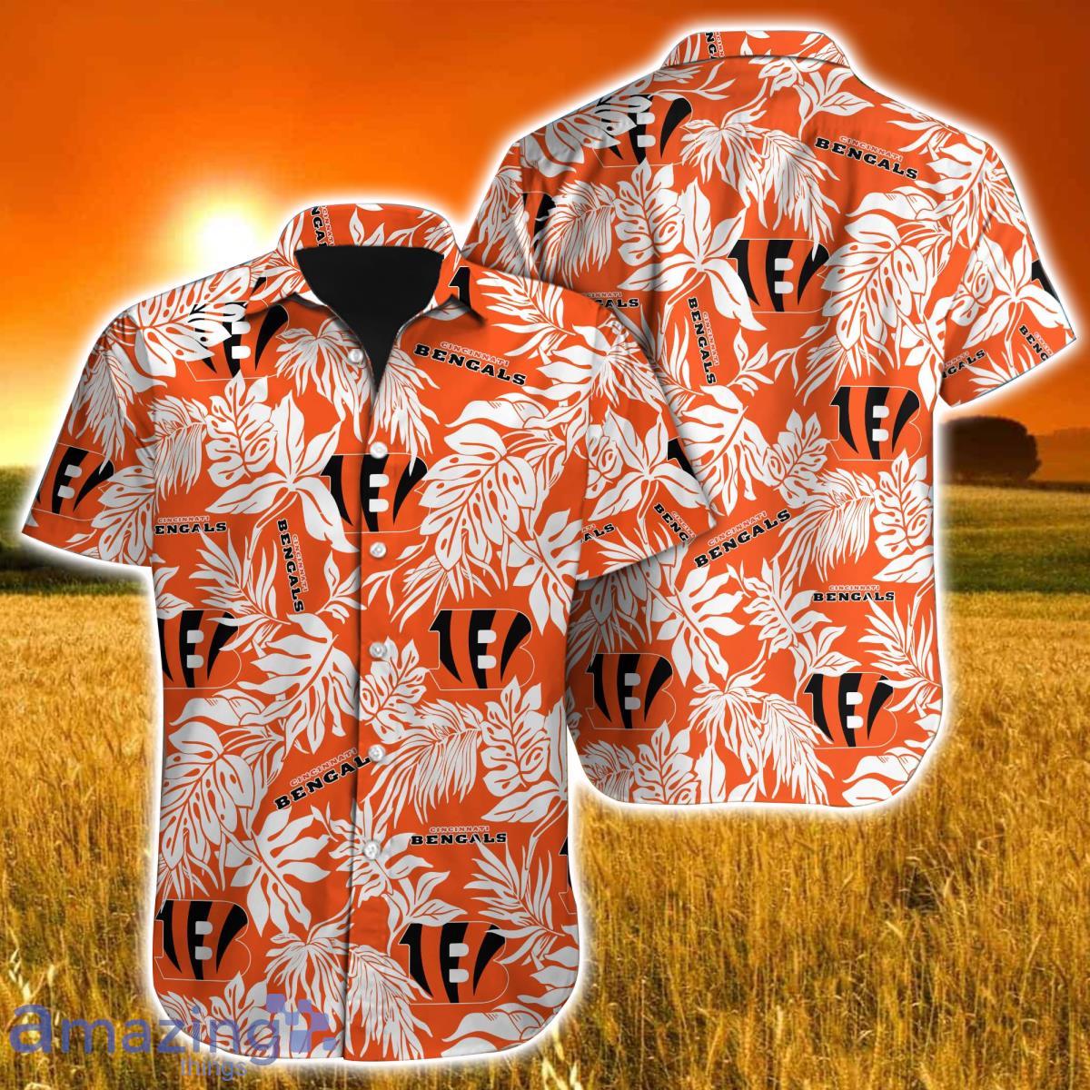 bengals button down shirt