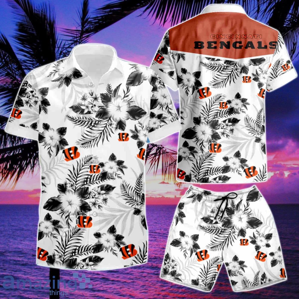 Cincinnati Bengals Summer Beach Hawaiian Shirt And Short
