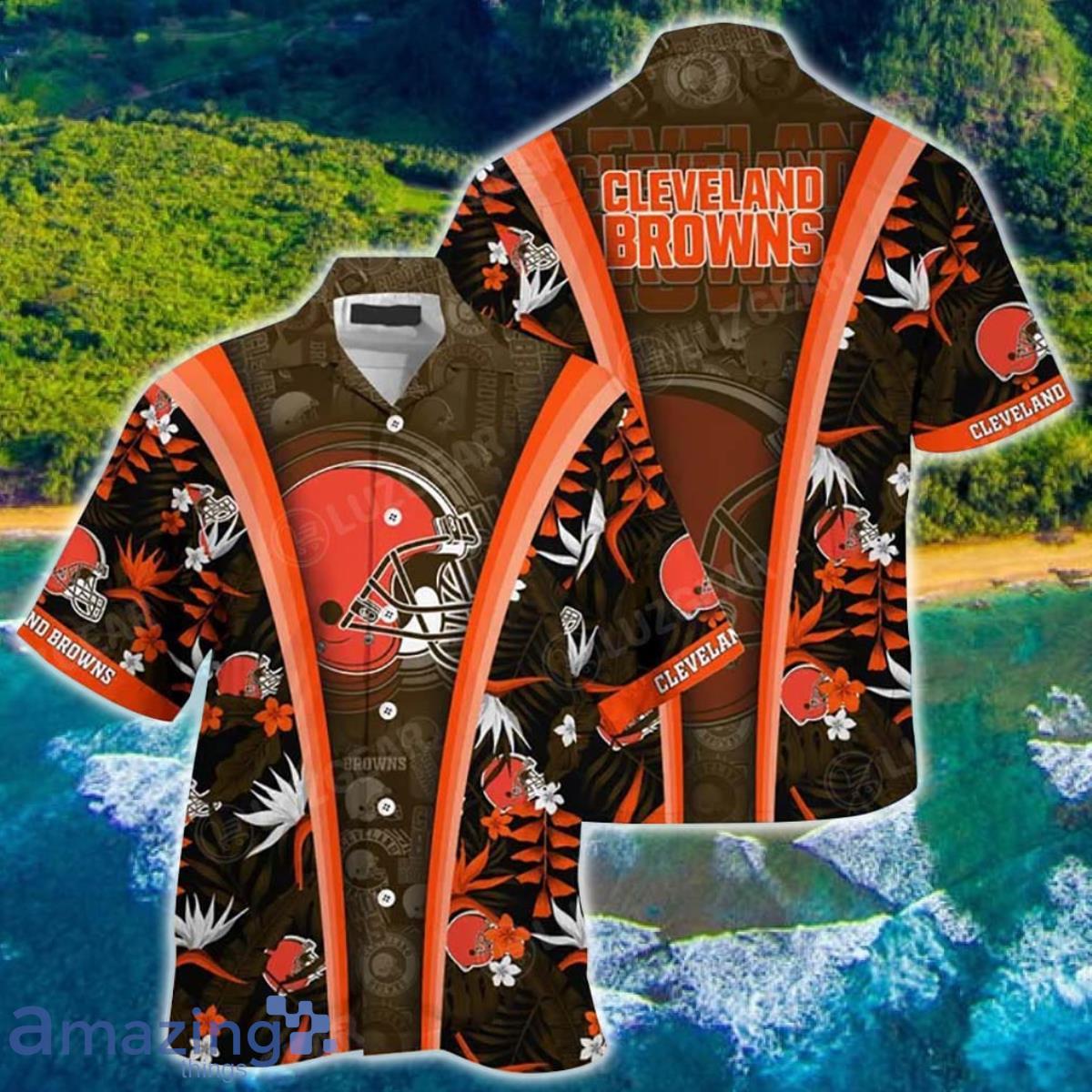 Cleveland Browns NFL Beach Summer Hawaiian Shirt Gifts For Sports Football  Fans