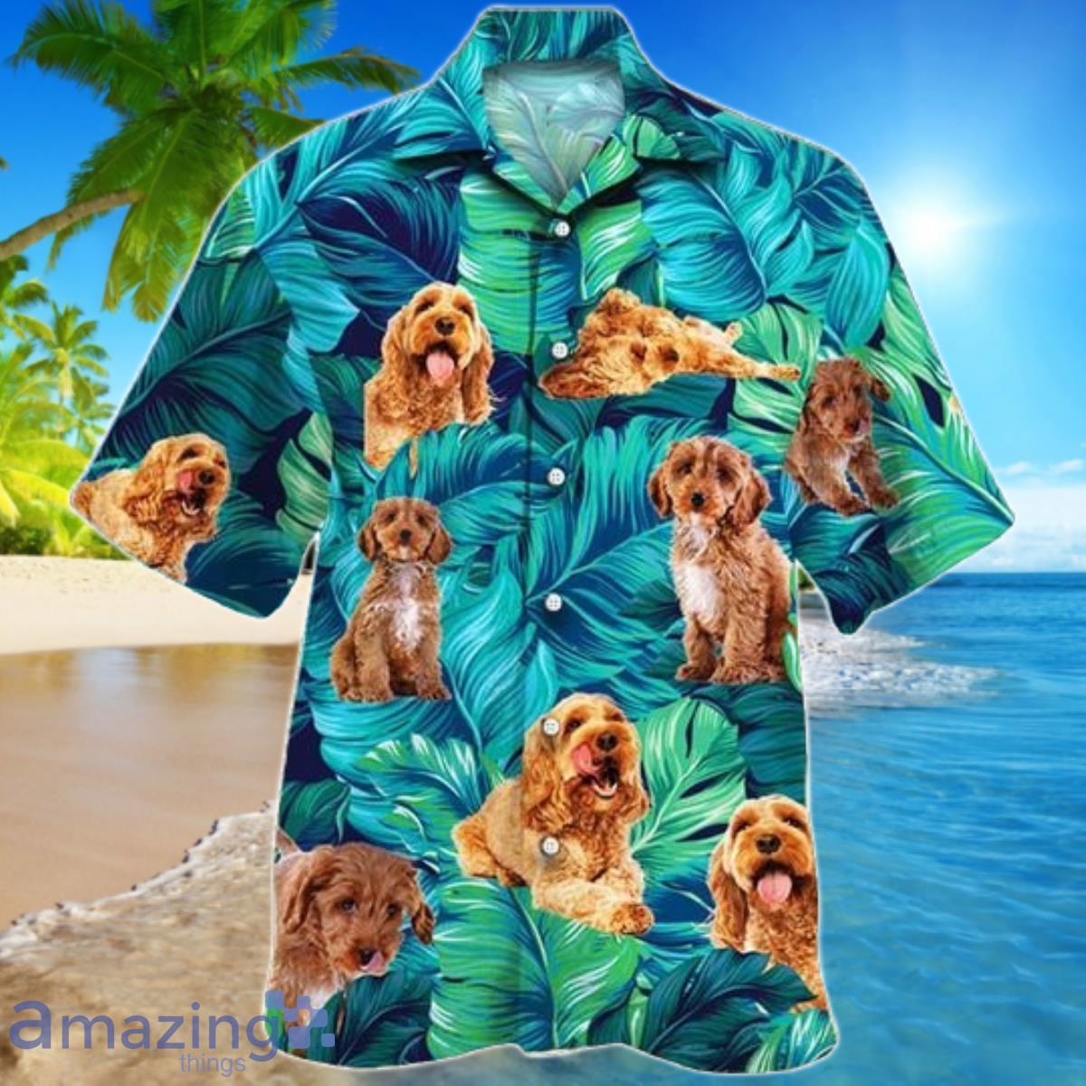 Cockapoo Dog Lovers Hawaiian Shirt For Men And Women Product Photo 1