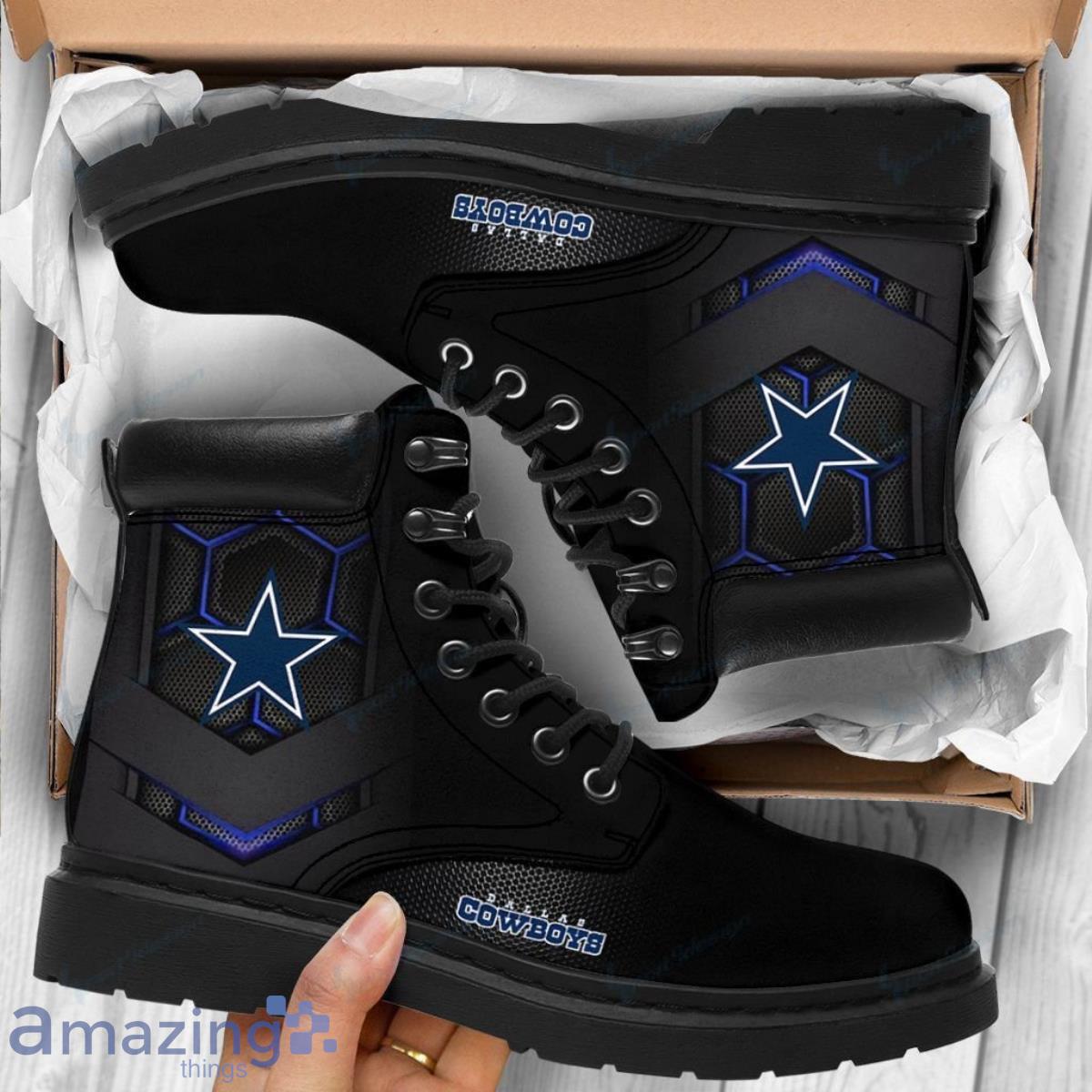 Dal Dallas Cowboys Cowboys Football Team Leather Boots For Men Women Best Gift For Fans Product Photo 1