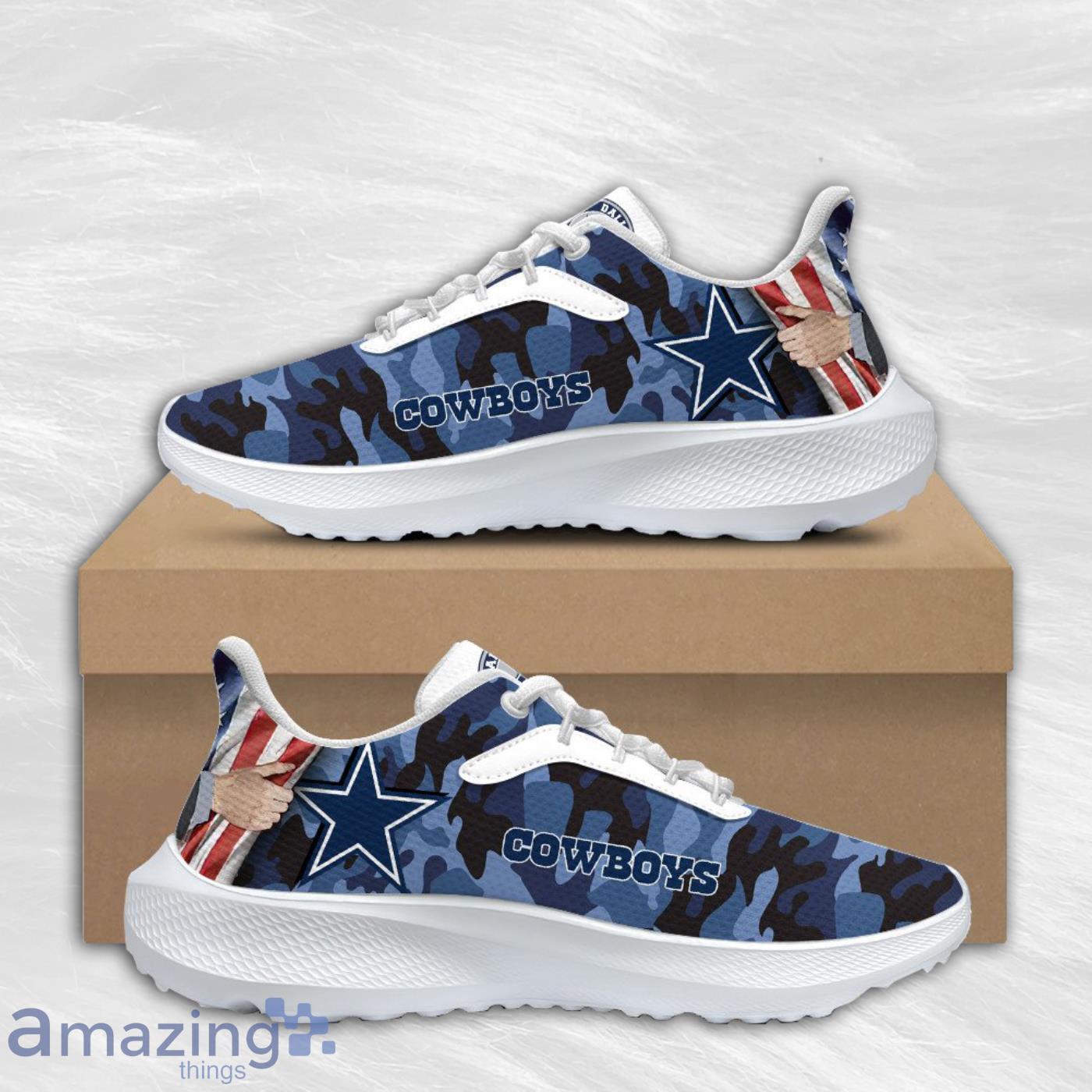 Dallas Cowboys Air Mesh Running Shoes Best Gift For Real Fans Product Photo 1