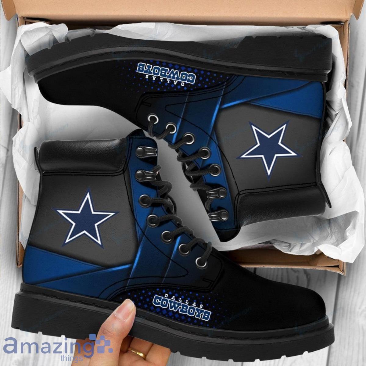Dallas Cowboys Cowboys Football Team Leather Boots Best Gift For Men And Women Fans Product Photo 1