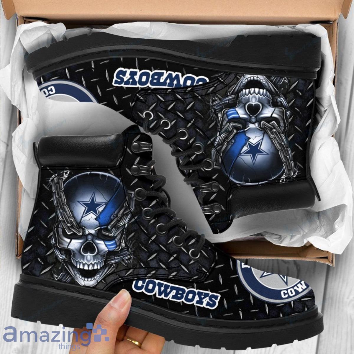 Dallas Cowboys Cowboys Football Team Leather Boots Best Gift For True Fans Product Photo 1