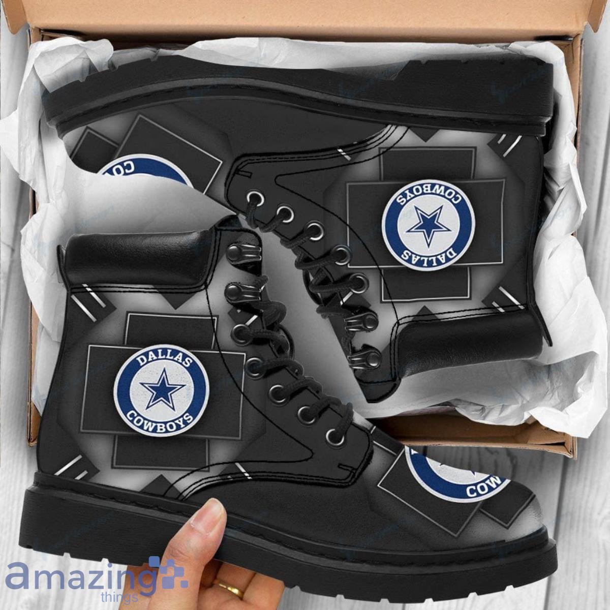 Dallas Cowboys Football Team Leather Boots Impressive Gift For Men And Women  True Fans