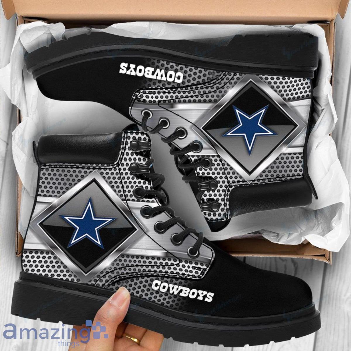 Dallas Cowboys Football Team Leather Boots Special Gift For Men