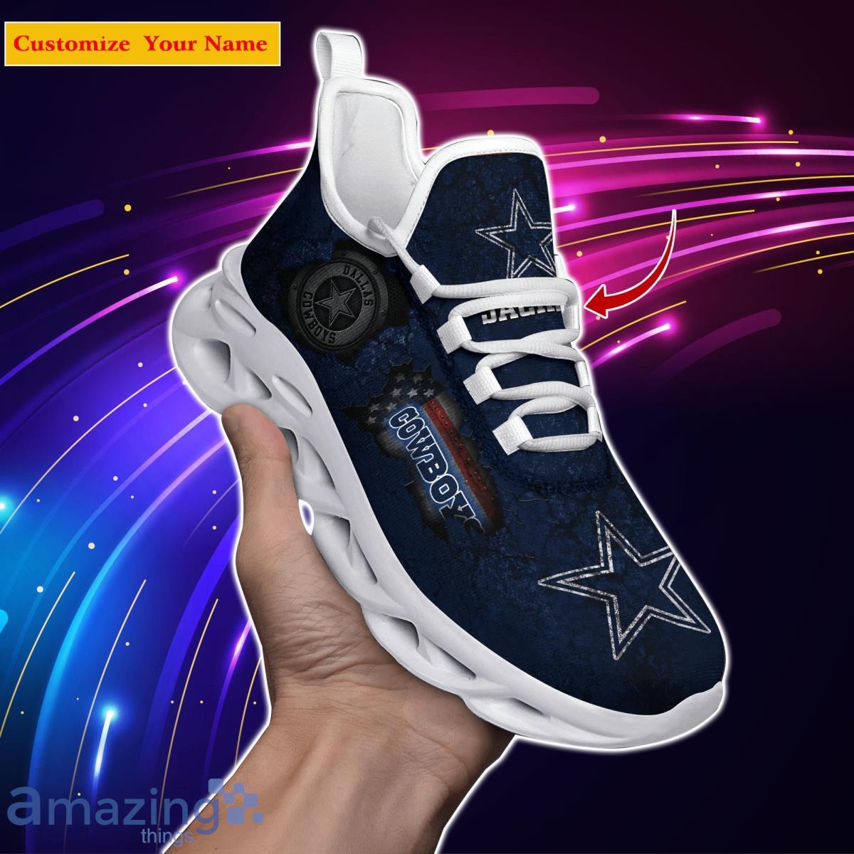 Dallas Cowboys custom Nike Air Max  Dallas cowboys shoes, Cowboy shoes, Dallas  cowboys star