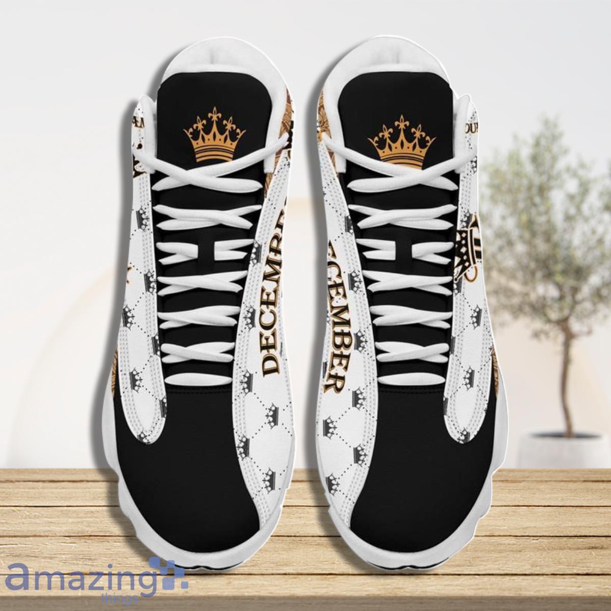 December King Air Jordan 13 Custom Name Sneakers Special Gift For