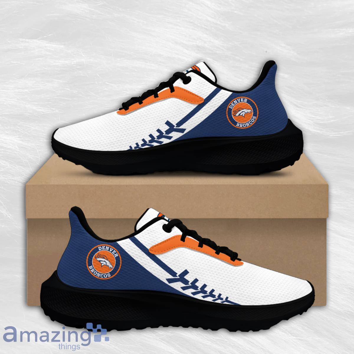 Denver Broncos Football Air Mesh Running Shoes Sport Team For Men And Women Real Fans image Denver Broncos Football Air Mesh Running Shoes Sport Team For Men And Women Real Fans Product Photo 2