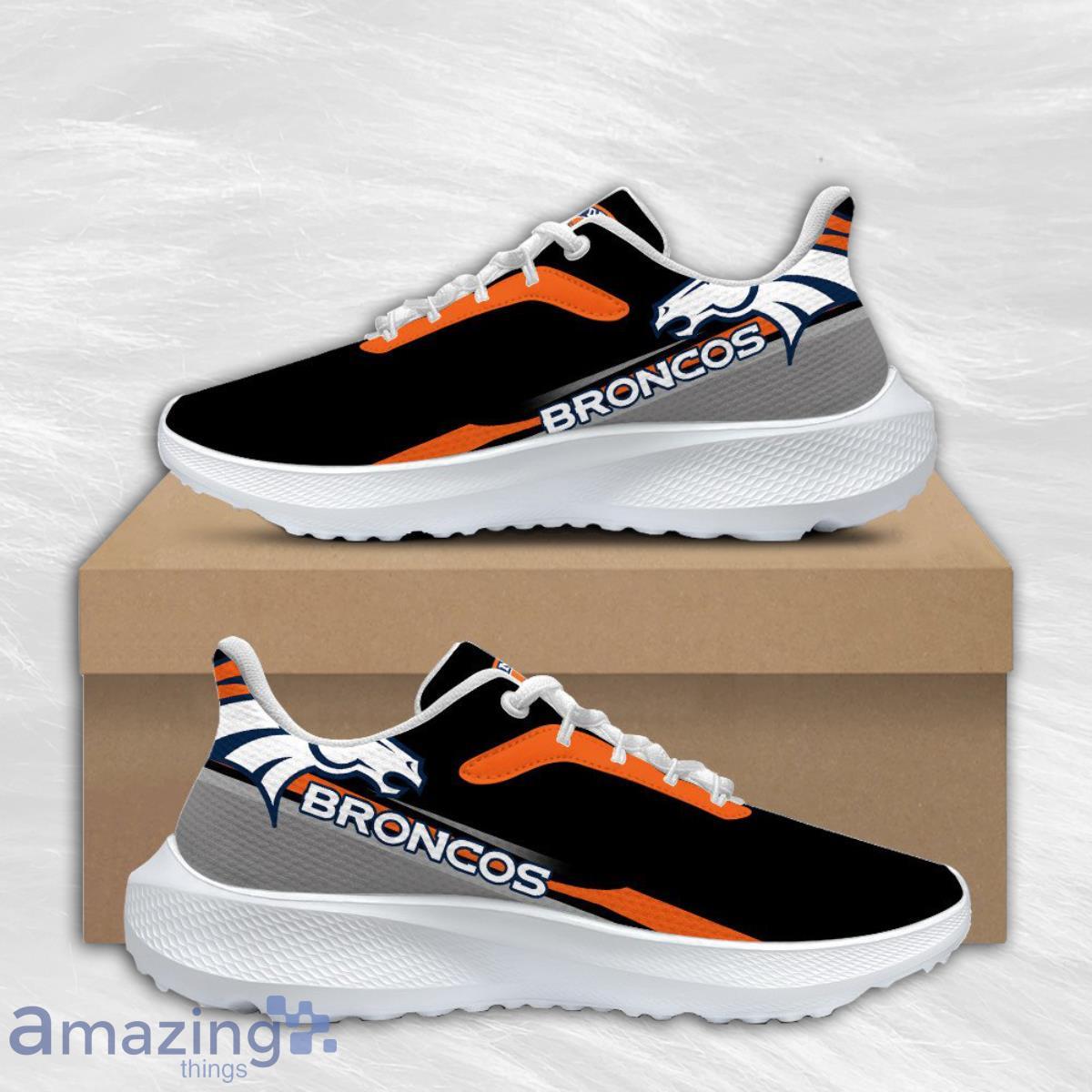 Denver Broncos Football Air Mesh Running Shoes Sport Team For Men