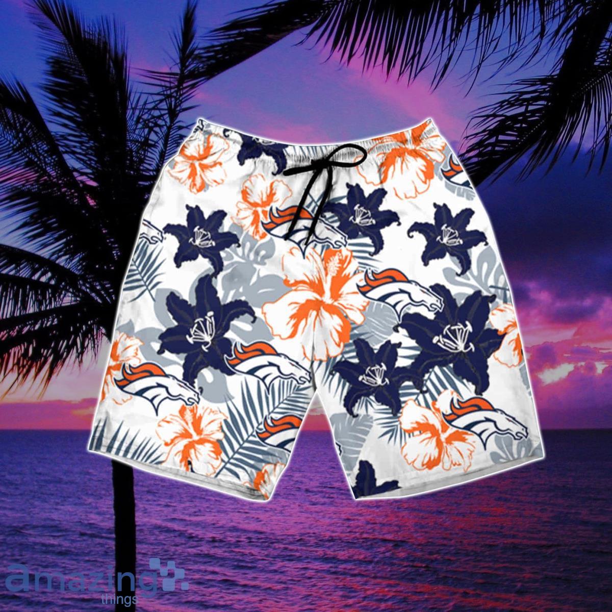 Denver Broncos Nfl Tommy Bahama 2023 Summer Hawaiian Shirt And Shorts -  Banantees