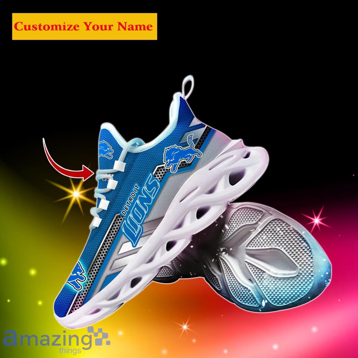 Detroit Lions NFL Max Soul Shoes Custom Name Camo Pattern Gifts For NFL  Fans - YesItCustom