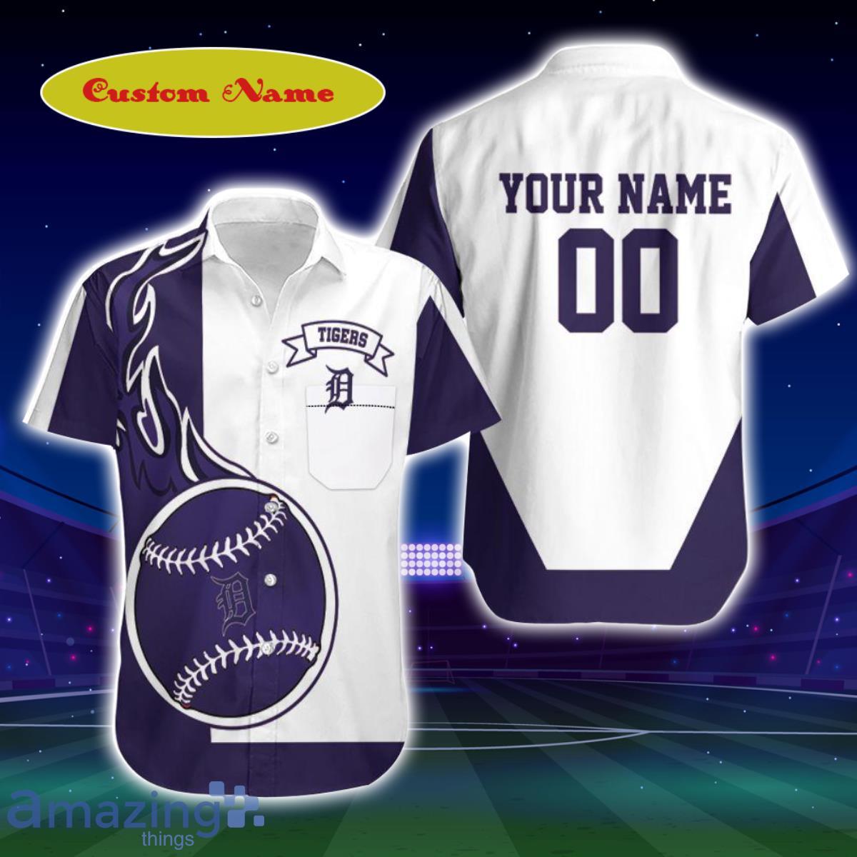 Detroit Tigers 3D Custom Name Hawaiian Shirt Best Gift For Men And Women