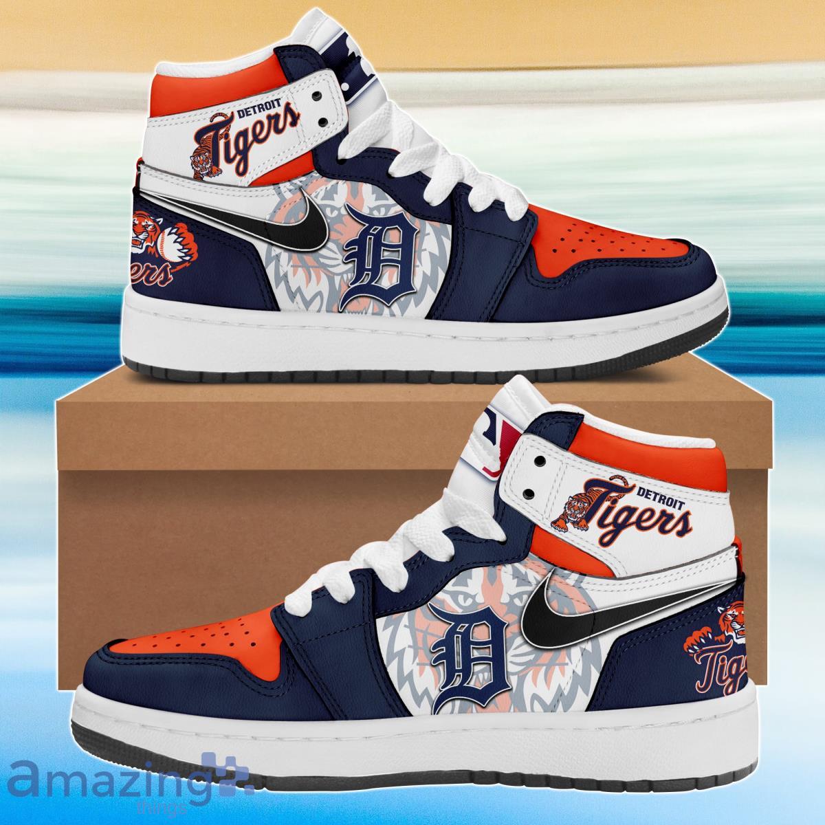 Detroit Tigers Air Jordan Hightop Sneaker 2023 Product Photo 1