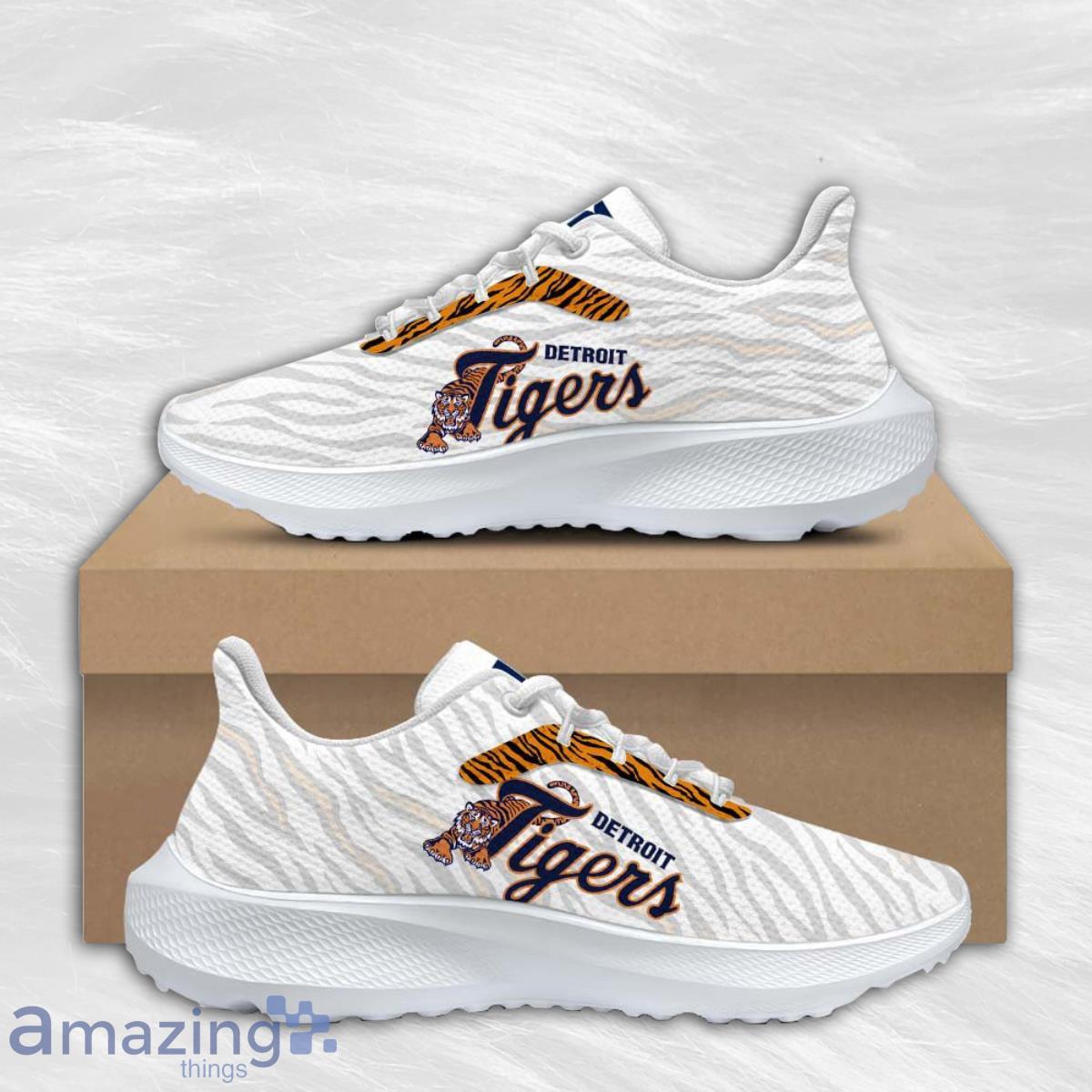 Detroit Tigers Football Air Mesh Running Shoes Sport Team For Men And Women Fans Product Photo 1