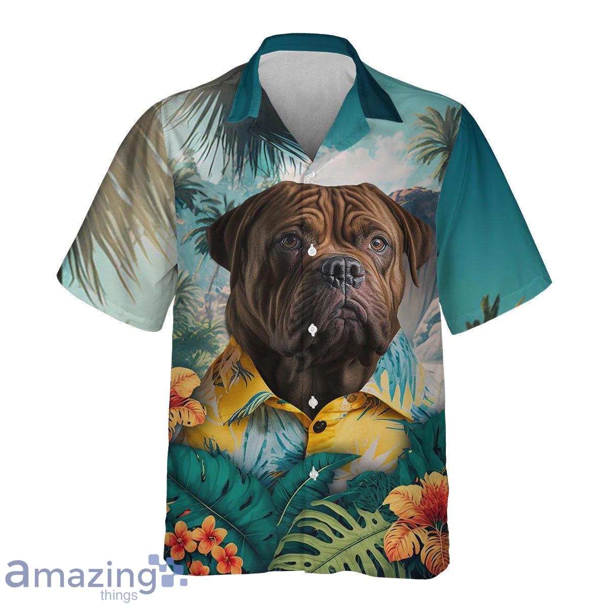 Dogue de Bordeaux All Print 3D Hawaiian Shirt For Men Women image Dogue de Bordeaux All Print 3D Hawaiian Shirt For Men Women Product Photo 2