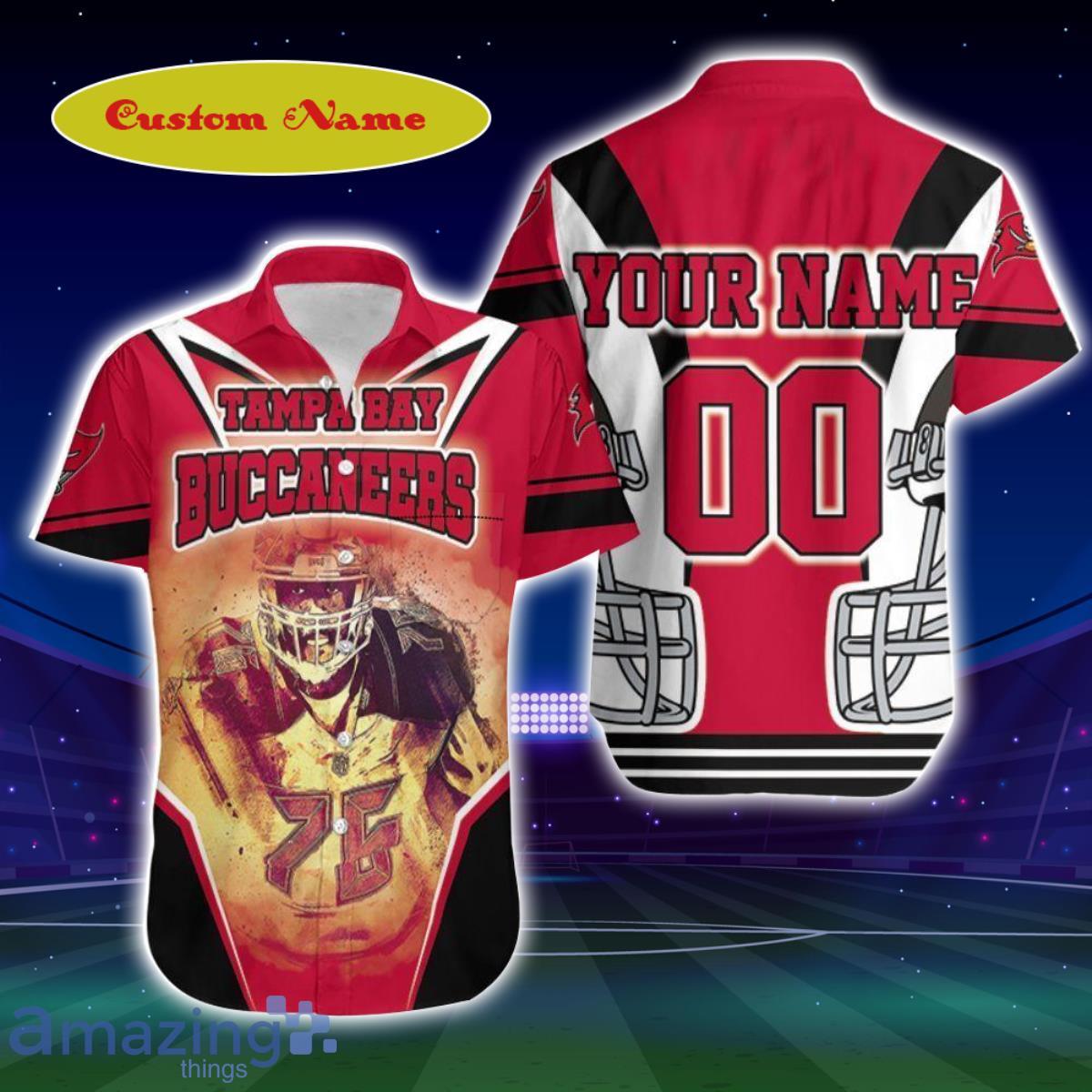 Donovan Smith 76 Tampa Bay Buccaneers Custom Name Hawaiian Shirt