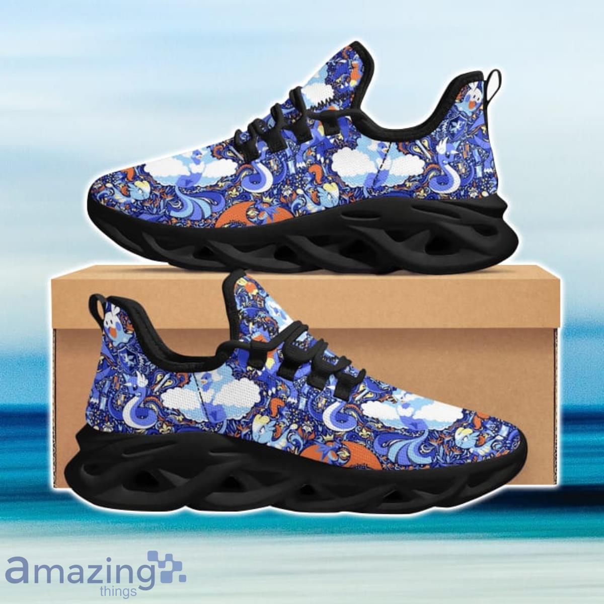 Dragon Pokemon I Floral Max Soul Shoes Sneaker For Men Women Product Photo 1