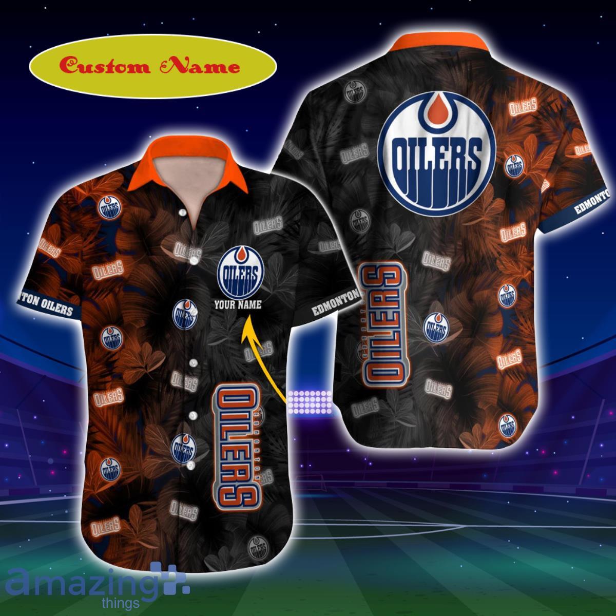 Edmonton Oilers NHL Custom Name Hawaiian Shirt For Men And Women Best Gift For Fans Product Photo 1