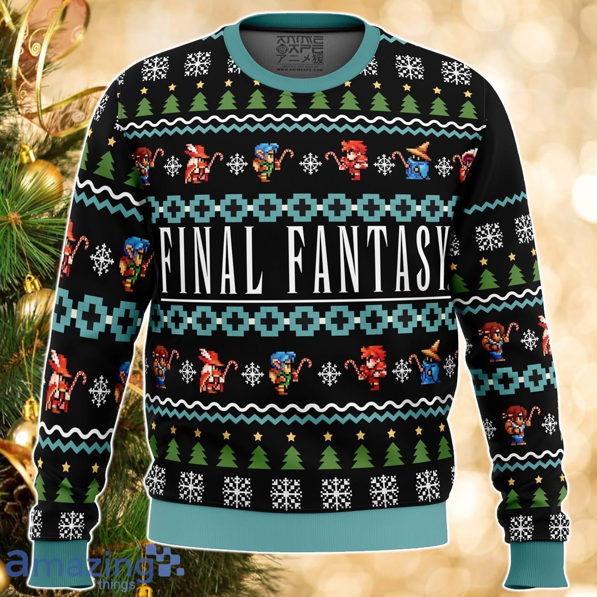 Final Fantasy Ugly Christmas Sweater Great Gift For Men Women Product Photo 1 Final Fantasy Ugly Christmas Sweater Great Gift For Men Women Product Photo 1