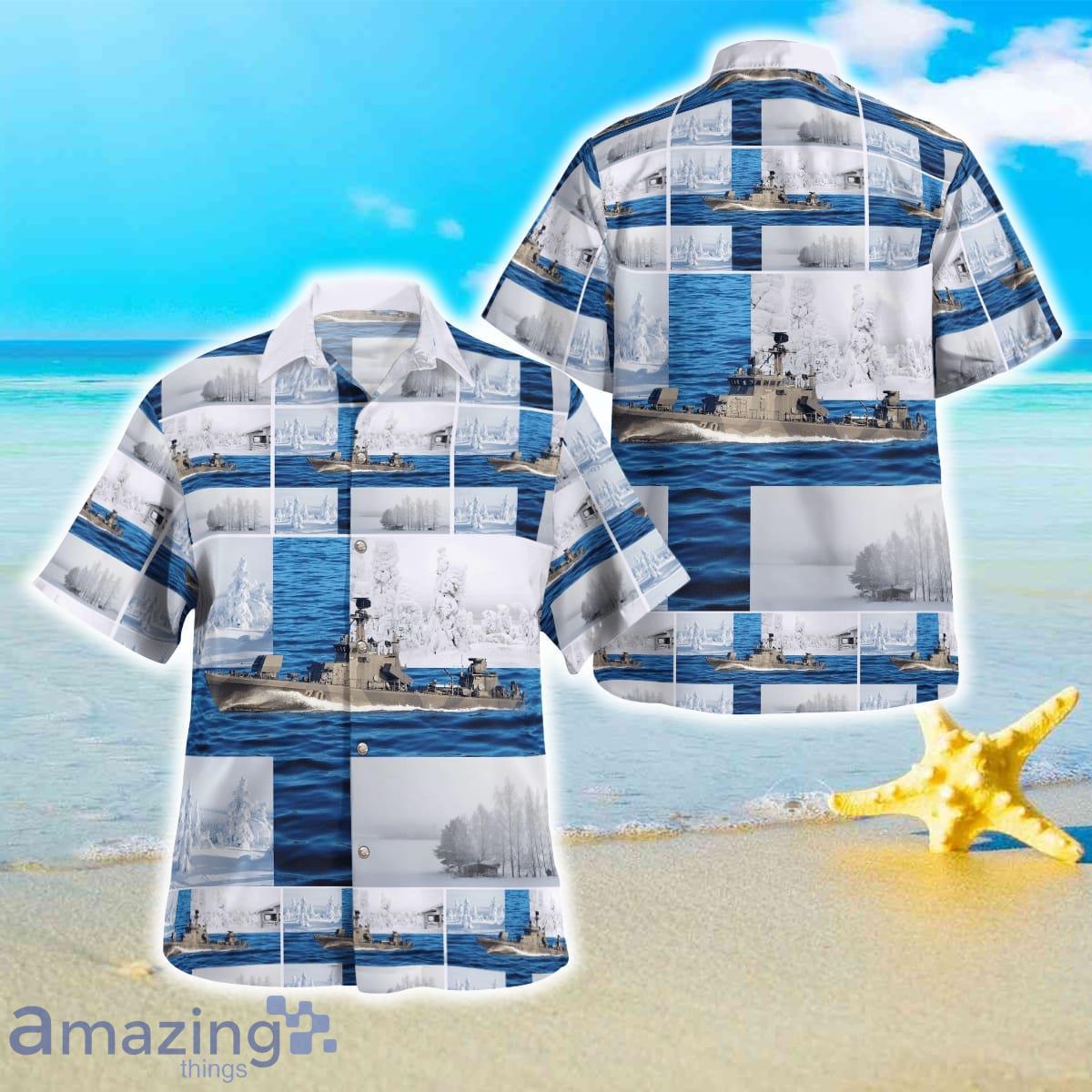 Finnish Navy Rauma 70 Hawaiian Shirt For Men Women Product Photo 1