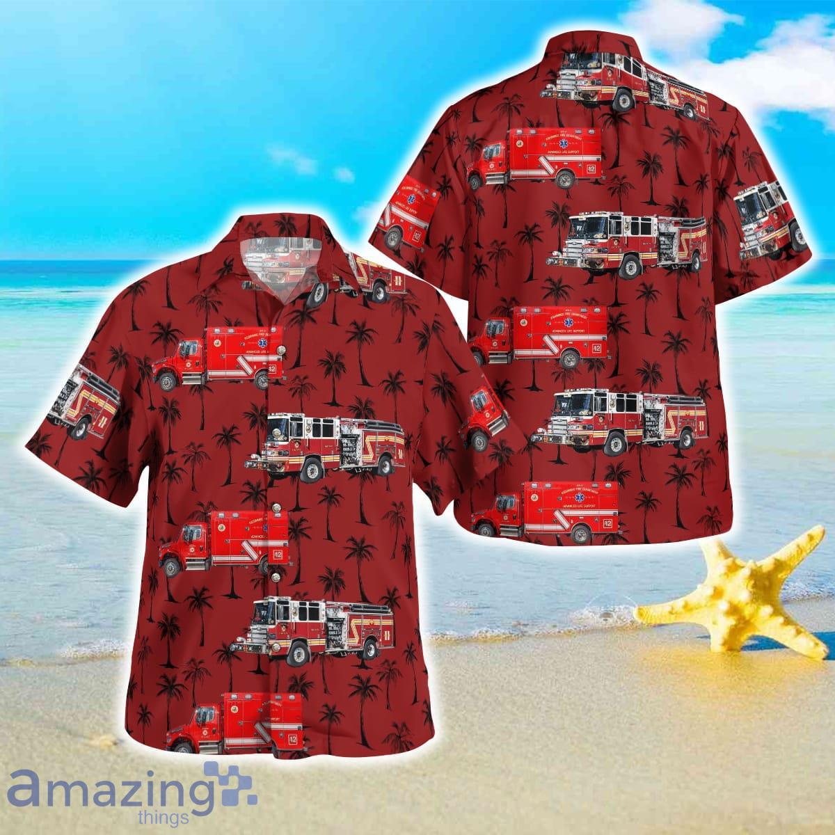 Florida Kissimmee Fire Department Hawaiian Shirt For Men Women Product Photo 1