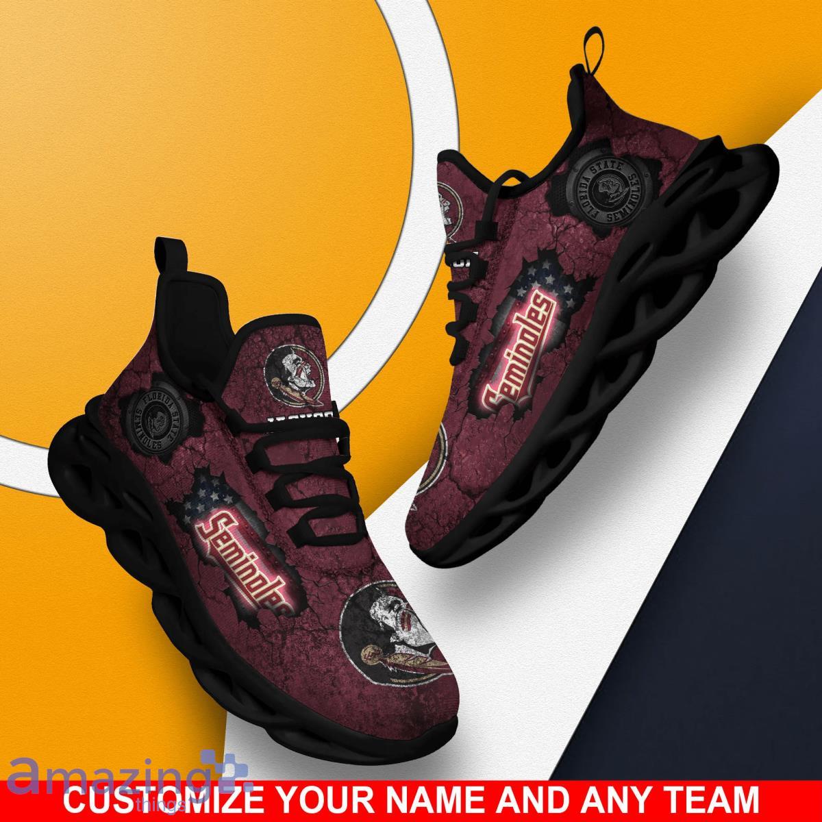 Florida State Seminoles NCAA2 Custom Name Max Soul Shoes Clunky Sneakers Great Gift For Fans image Florida State Seminoles NCAA2 Custom Name Max Soul Shoes Clunky Sneakers Great Gift For Fans Product Photo 6