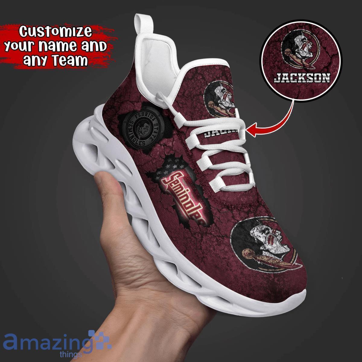 Florida State Seminoles NCAA2 Custom Name Max Soul Shoes Clunky Sneakers Great Gift For Fans Product Photo 1