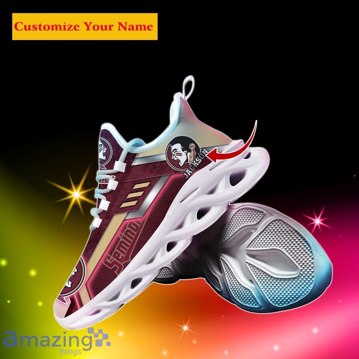 Florida State Seminoles NCAA2 Custom Name Max Soul Shoes Clunky Sneakers Impressive Gift For Fans Product Photo 2