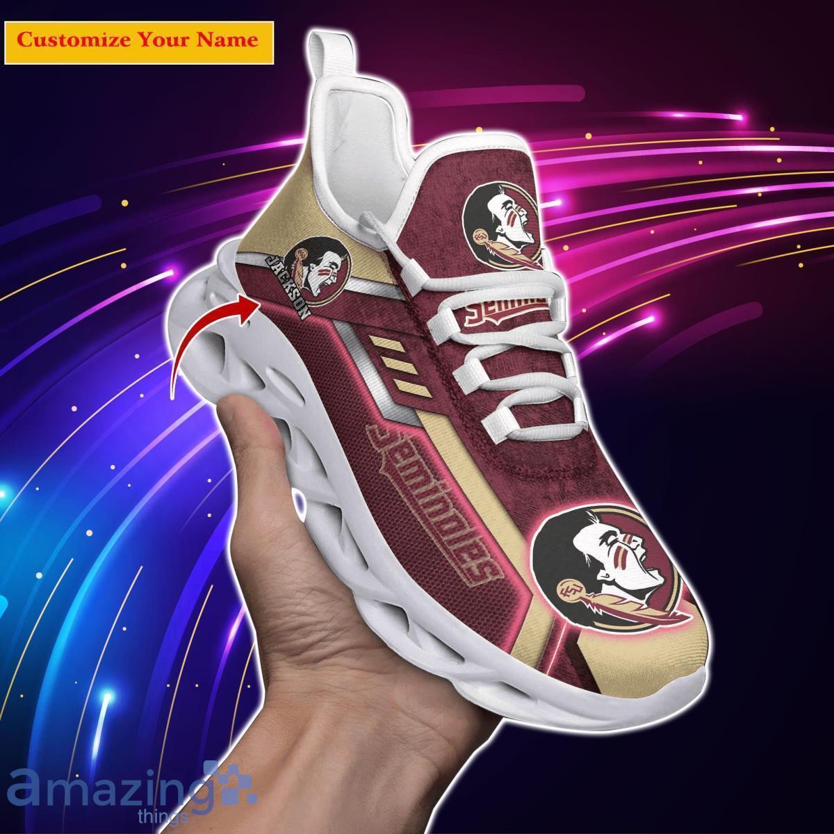 Florida State Seminoles NCAA2 Custom Name Max Soul Shoes Clunky Sneakers Impressive Gift For Fans Product Photo 1